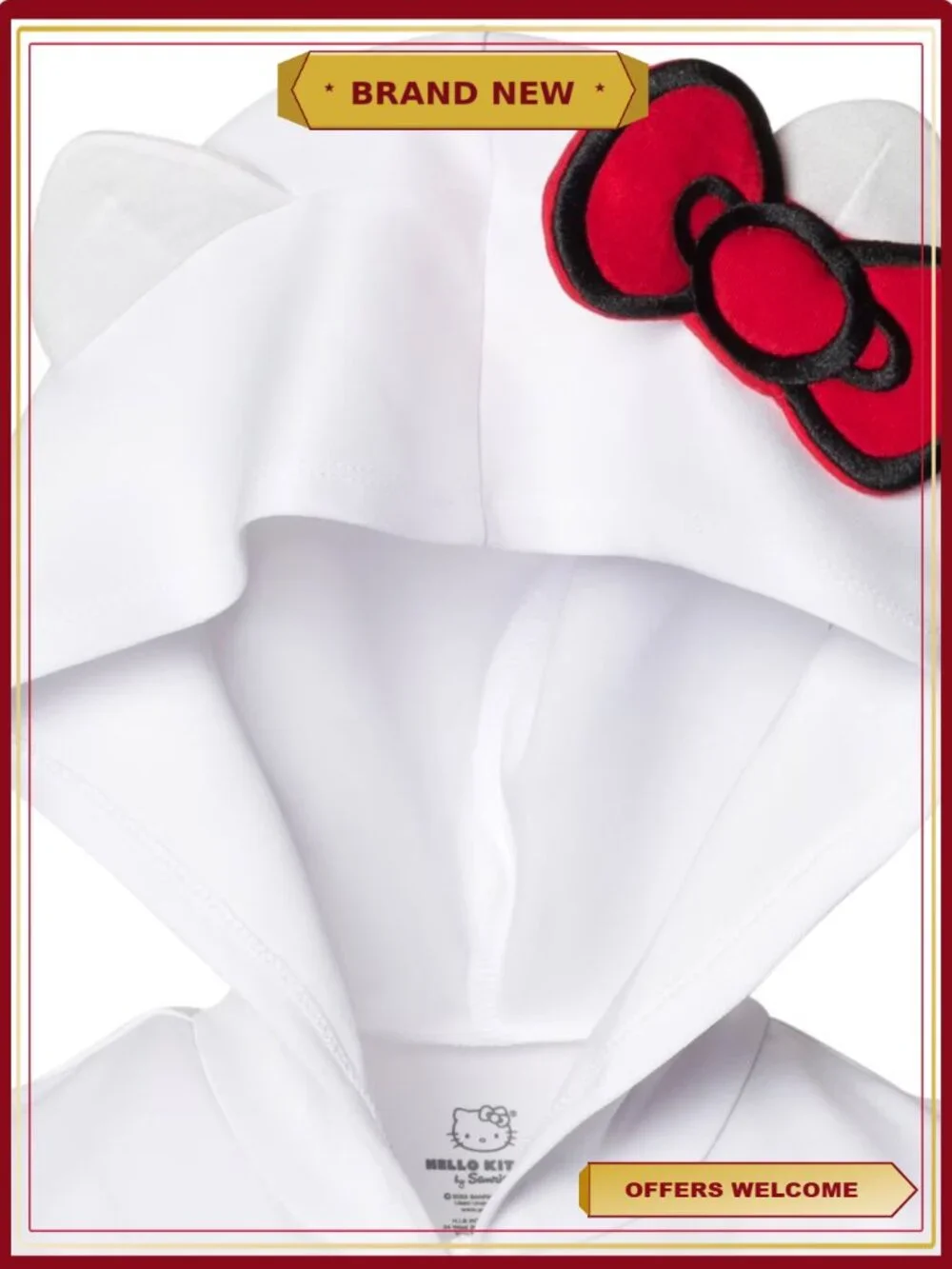 Hello Kitty Girls Cosplay Hooded Tutu Dress